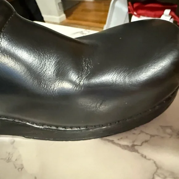 Dansko Black Leather Clogs - Picture 5 of 16